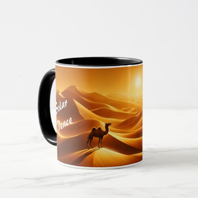Mug Paysage chameau décor désert soleil sec (Devant gauche)