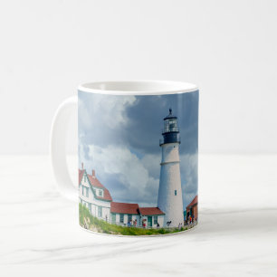 Mug Paysage côtier du phare de la Nouvelle-Angleterre