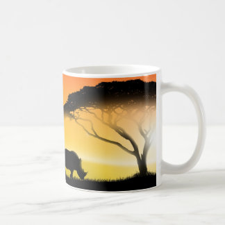 Mug Paysage d'Africain d'illustration