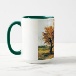 Mug Paysage d'automne avec quatre arbres