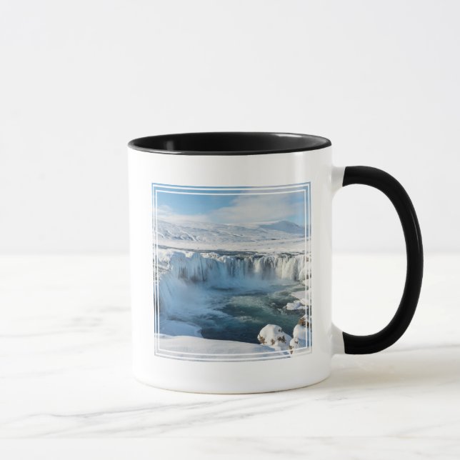 Mug Paysage de la cascade de Godafoss (Droite)