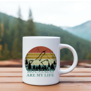 Mug Paysage de la forêt de pins