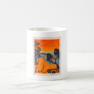 Mug Paysage doré