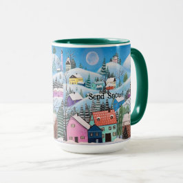Mug Paysage hivernal Whimsical Envoyer neige