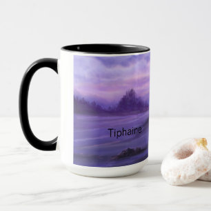 Mug Paysage Imaginaire violet