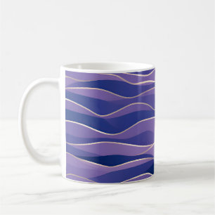 Mug Paysage marin abstrait Vagues fracturées 26