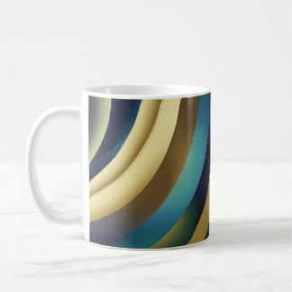 Mug Paysage marin abstrait Vagues fracturées 30