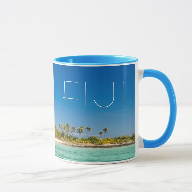 Mug Paysage marin de Blue Lagoon, Fidji (Droite)