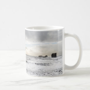 Mug Paysage marin océanique écumeux pâle, Islande