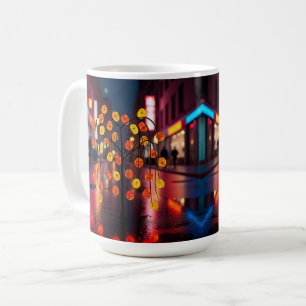 Mug Paysage nocturne de pluie électrique