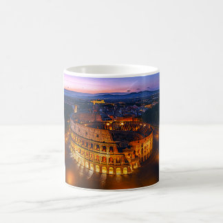 Mug Paysage nocturne lumineux du Colosseum romain