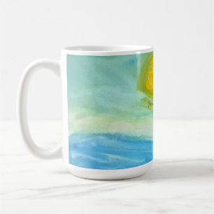 Mug Paysage Solaire Art Naïf Fantaisiste