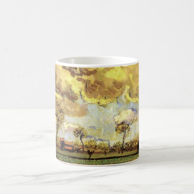 Mug Paysage sous un ciel orageux par Vincent van Gogh (Centre)