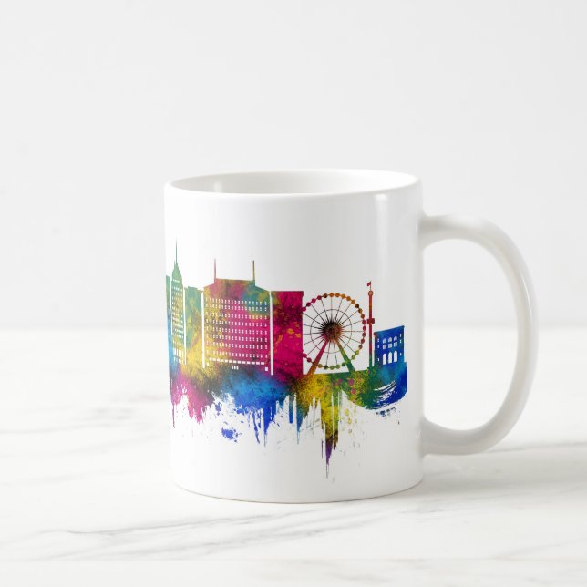 Mug Paysage urbain de Fresno Californie (Droite)