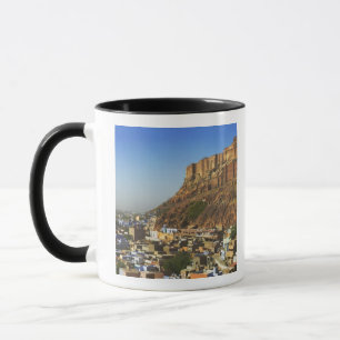 Mug Paysage urbain de la ville bleue avec Meherangarh,