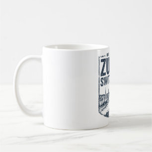 Mug Paysage Urbain De Zurich Suisse Illustration
