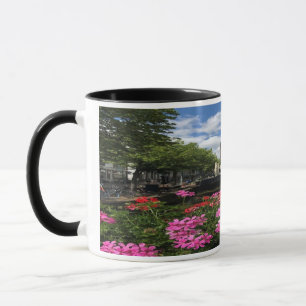 Mug Paysage urbain d'Europe fleurs Jardin rue