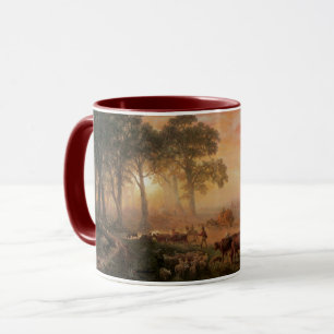 Mug Paysage vintage, Oregon Trail par Bierstadt