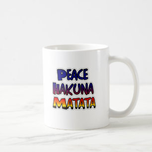 Mug Peace Hakuna Matata Gradient Art