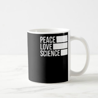 Mug Peace Love And Science ! Sticker2