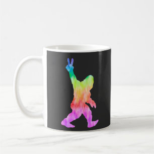 Mug Peace Love Bigfoot