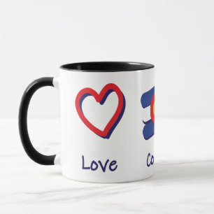 Mug Peace Love Colorado