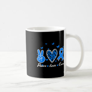 Mug Peace Love Cure Diabète Sensibilisation Hommes Fem