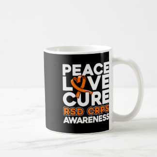 Mug Peace Love Cure Rsd Crps Sensibilisation