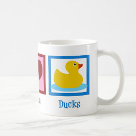 Mug Peace Love Ducks