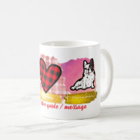 Peace Love Frenchie Cute French Bulldog Amoureux d