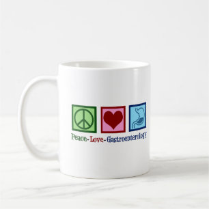 Mug Peace Love Gastroentologie