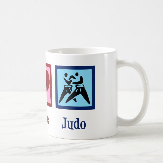 Mug Peace Love Judo (Droite)