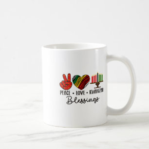 Mug Peace Love Kwanzaa Bénédictions Noël Afrique Hol