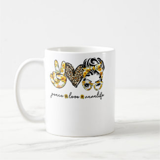 Mug Peace Love Nana Life Mère Life