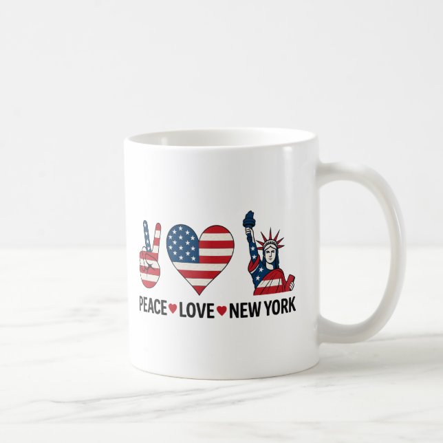 Mug Peace Love New York (Droite)