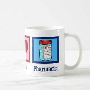 Mug Peace Love Pharmist