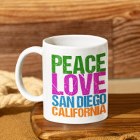 Peace Love San Diego Californie