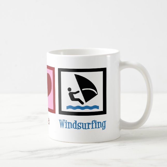 Mug Peace Love Windsurf (Droite)