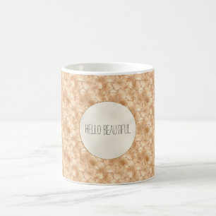 Mug Peach Gold Parties scintillant Glam Sparkle Giraff
