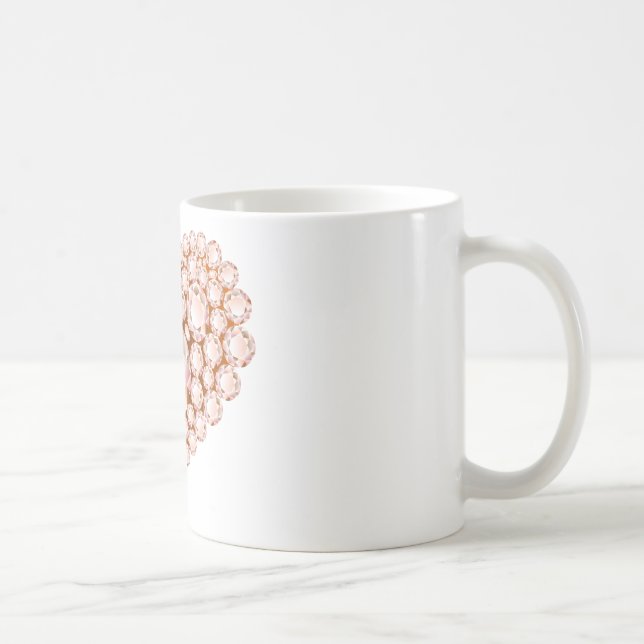 Mug Peach Heart Gems (Droite)