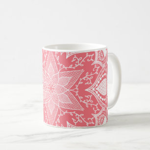 Mug Peach Mandala
