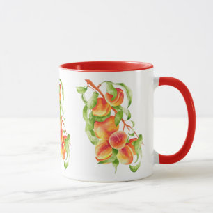 Mug "Peach Paradise" sur un tapis combo (II)