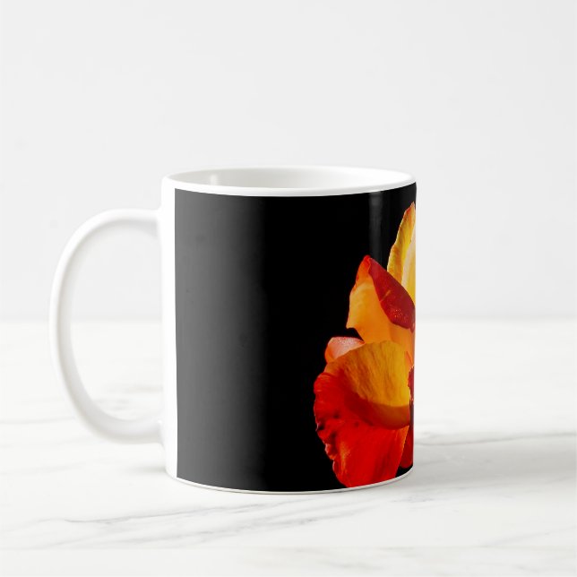 Mug Peachy Orange Rose (Gauche)