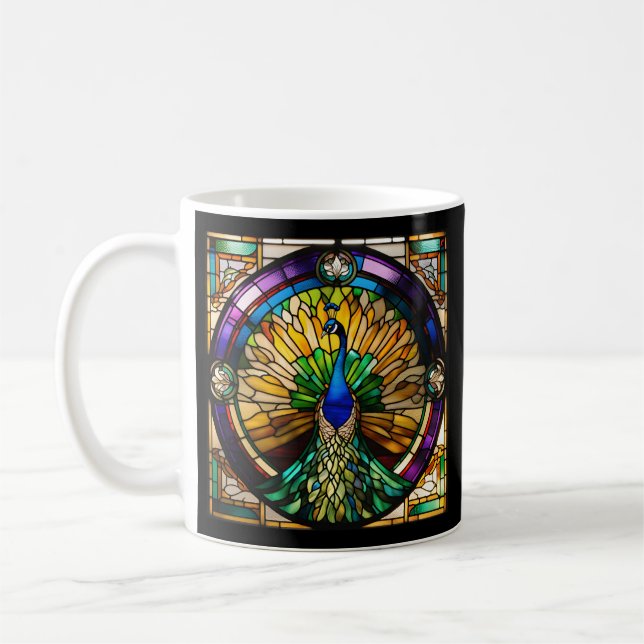 Mug Peacock en verre tendu (Gauche)