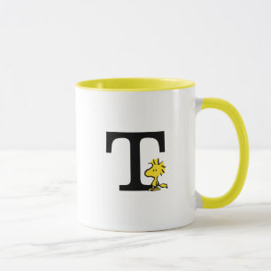 Mug PEANUTS   Bois   Monogramme T