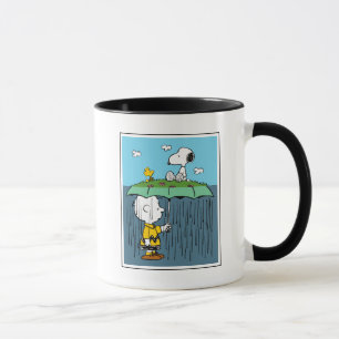Mug Peanuts Jour Ensoleillé Jour Pluvieux Moitié & M