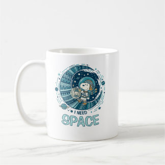 Mug Peanuts | Snoopy Astronaut “I Need Space”