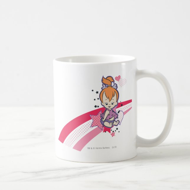 Mug PEBBLES™ sur arc-en-ciel rose (Droite)