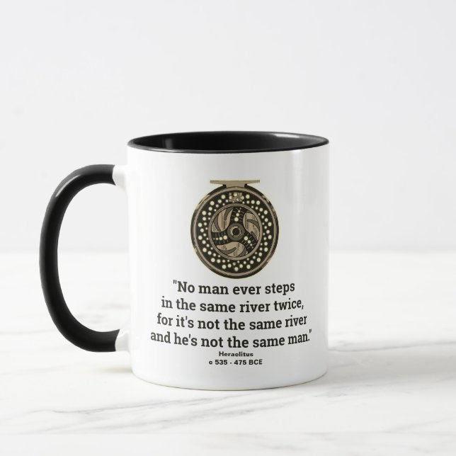 Mug Pêche à la mouche - anguille pour pêcheurs pêcheur (Gauche)