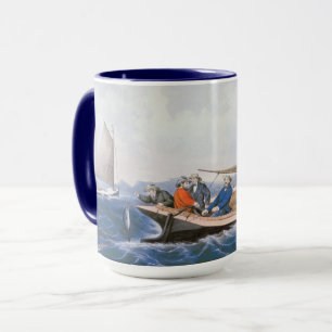 Mug Pêche à la traîne pour Fsh bleu outre de la cô